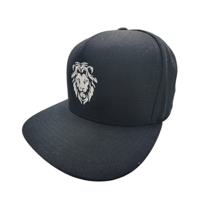 5 Panel Flat Bill - Black